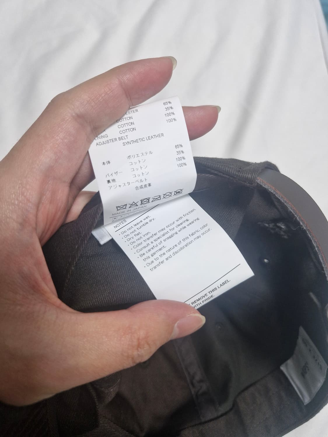 더블탭스 볼캡 상품이미지5