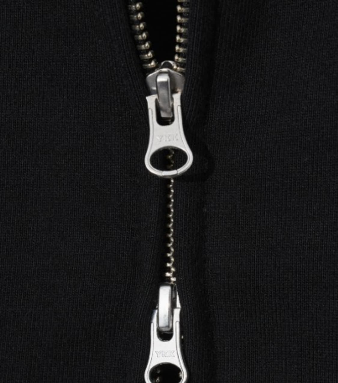 세터 (SATUR) 클래식 로고 후드 집업 클래식 Black_L 상품이미지3