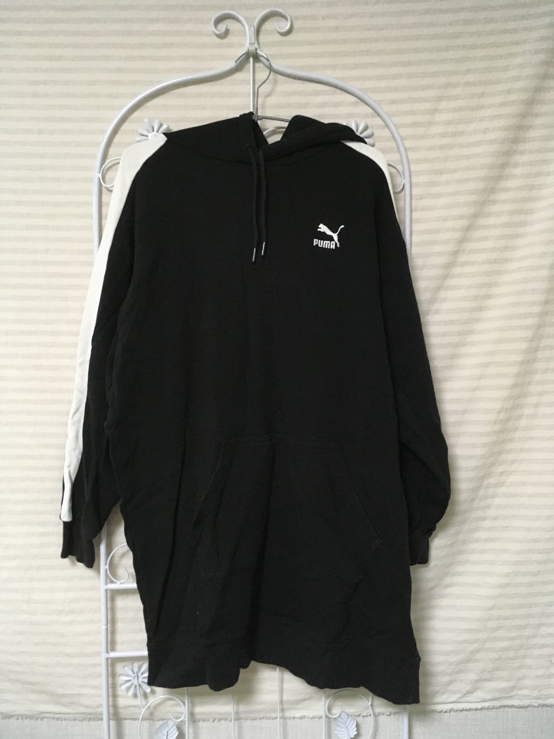 빈티지 푸마 블랙 롱후드 y2k 스트릿 갸루 펑키 일본빈티지642  상품이미지1