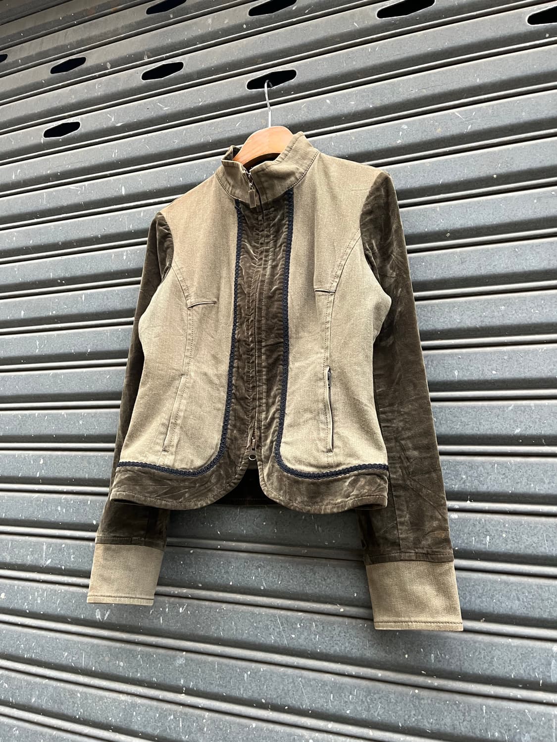Vintage (made in japan) 하이넥 자켓 상품이미지3
