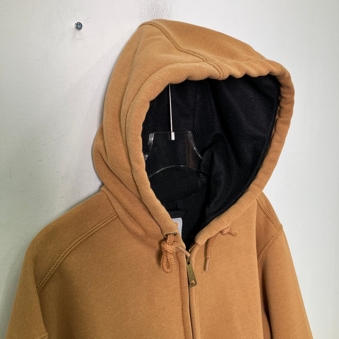칼하트 레인 디펜더 써멀 베이지 후드집업 S 상품이미지5