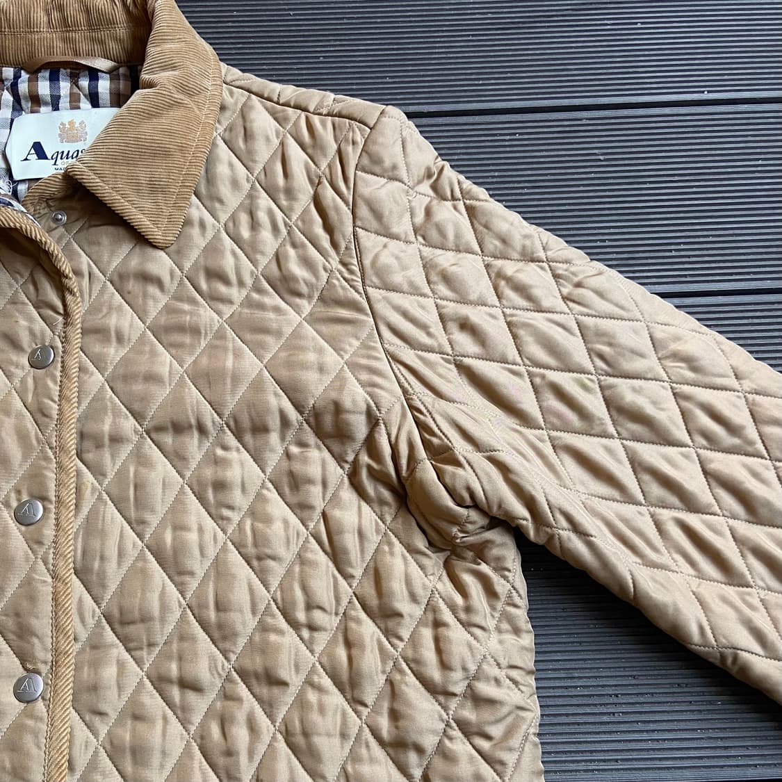 아쿠아스큐텀 실크 퀼팅 자켓 (103) 상품이미지3