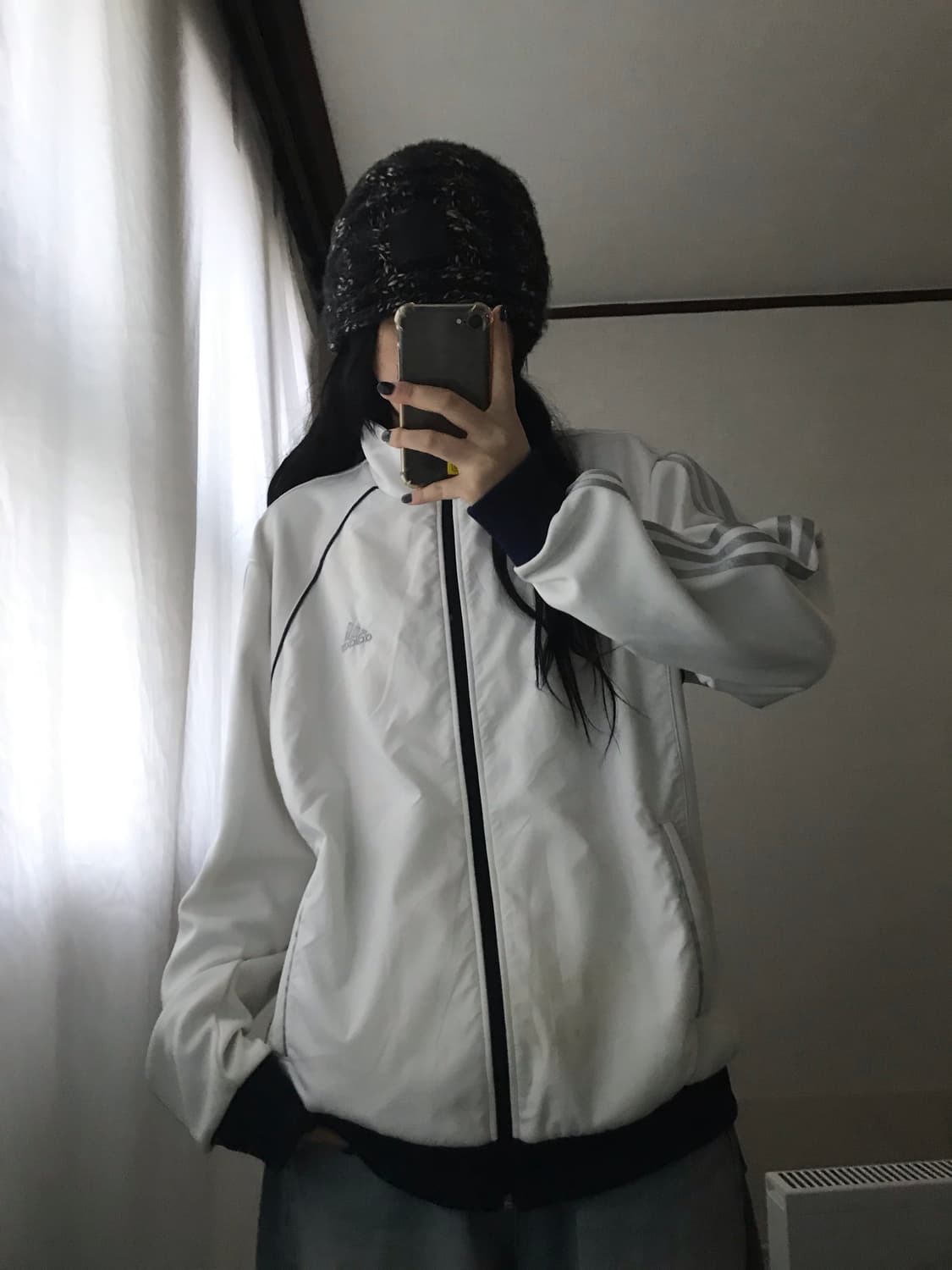 아디다스 화이트 실버 져지 상품이미지2