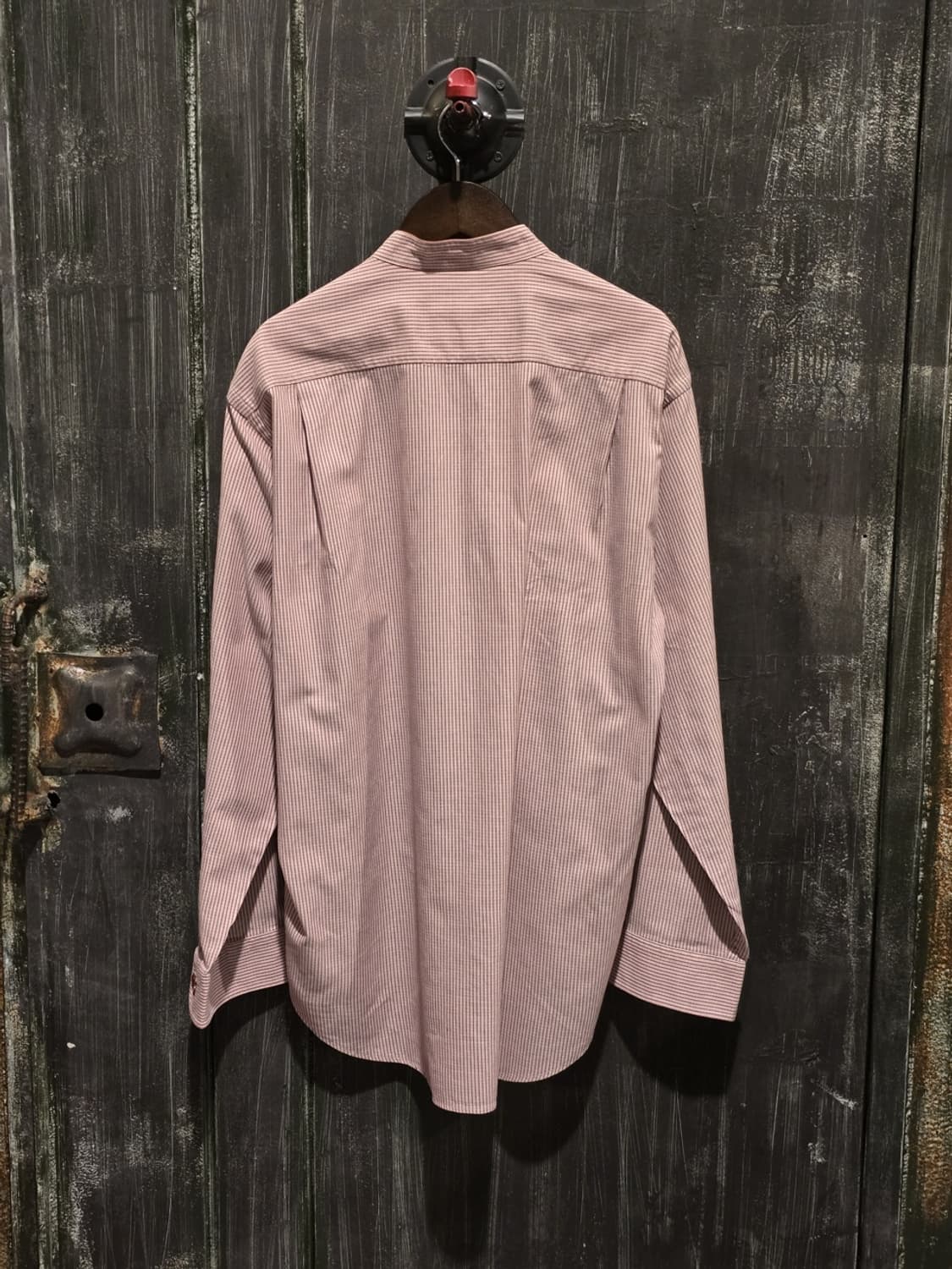 Gabriel Ritz Band Collar Striped Shirt 상품이미지6