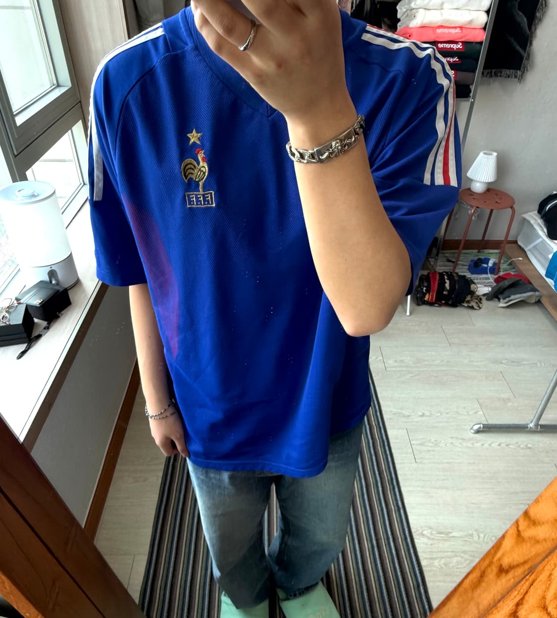 02-04 아디다스 프랑스 저지 반팔 상품이미지1