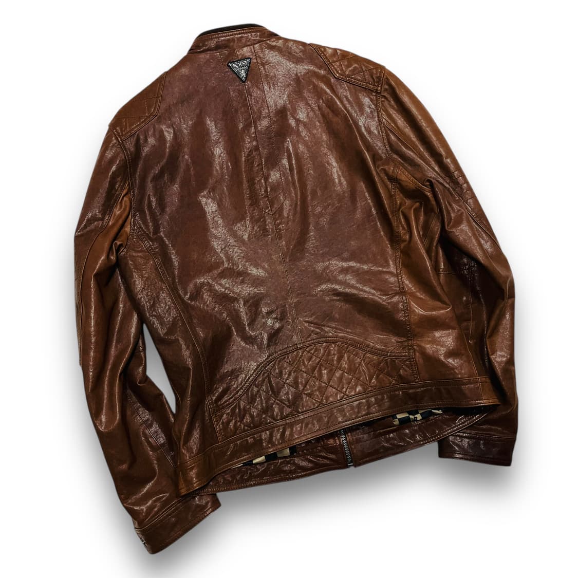 EXR 2010s 웨스턴 다크 브라운 바이커 양가죽 자켓 상품이미지5