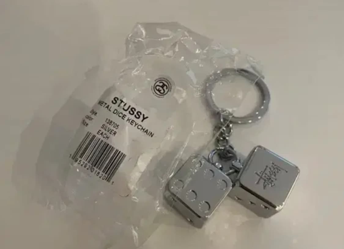 (새상품) 스투시 메탈 다이스 키링 상품이미지1