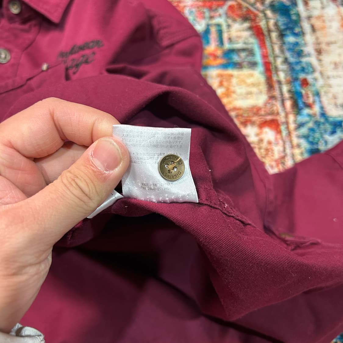 [L] 00s 디키즈 자수패치 워크셔츠 상품이미지9