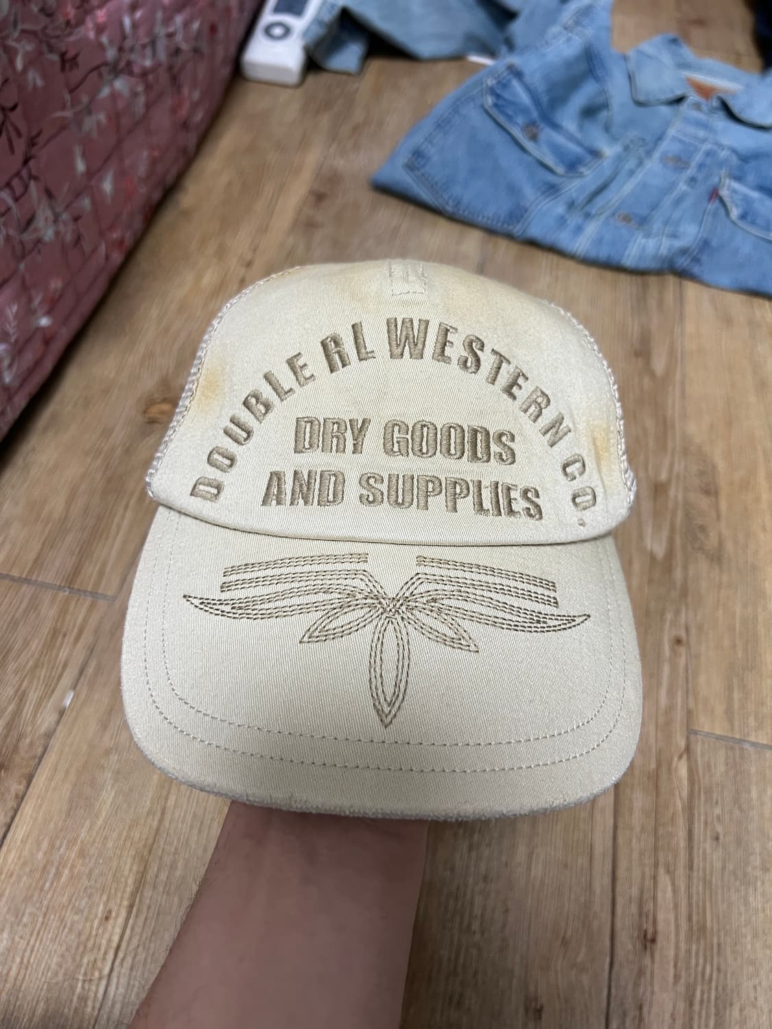 택포29) RRL 더블알엘 웨스턴 트러커캡 상품이미지1