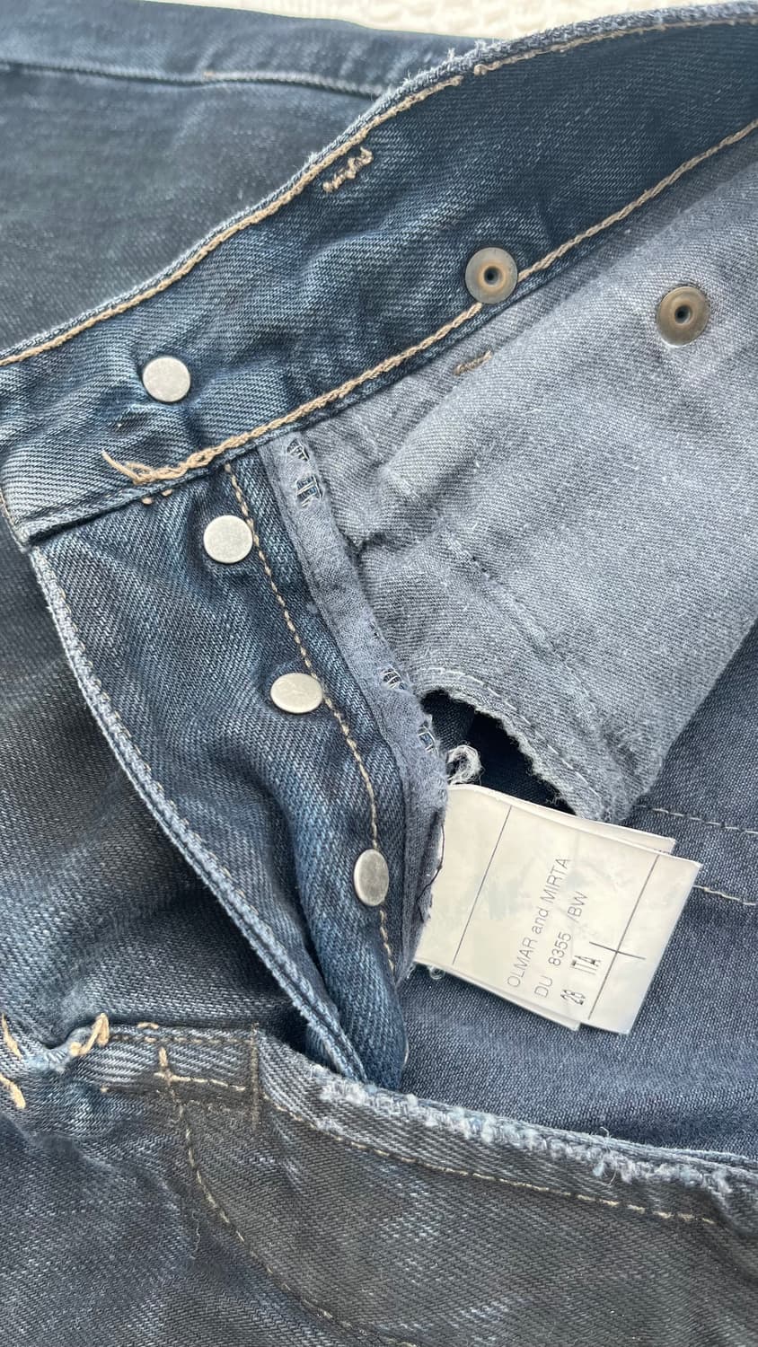 Rick Owens DRKSHDW waxed destroy jeans 상품이미지6