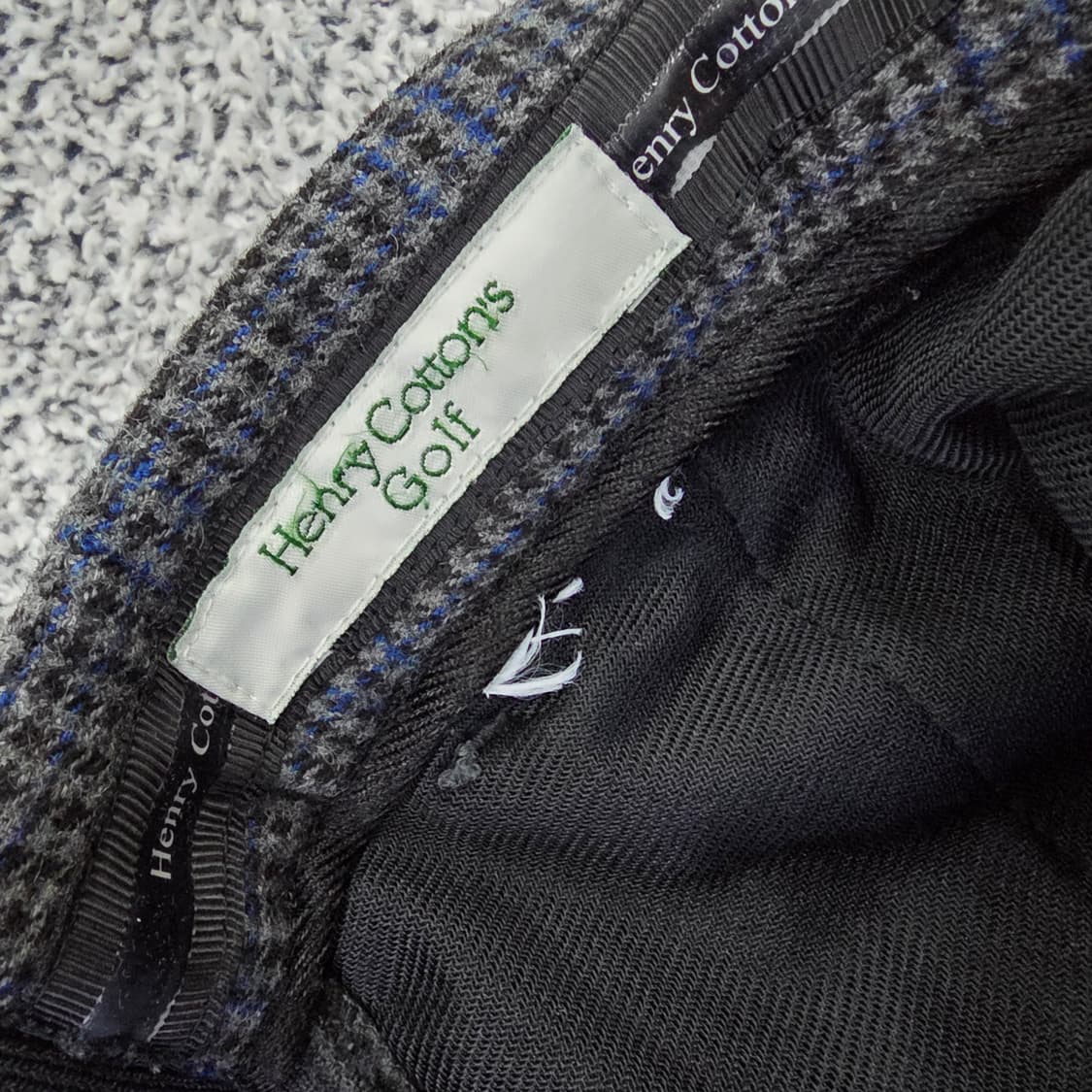 [실측확인] 헨리코튼 남성 골프 하운드투스체크 코튼바지 0119J 상품이미지4