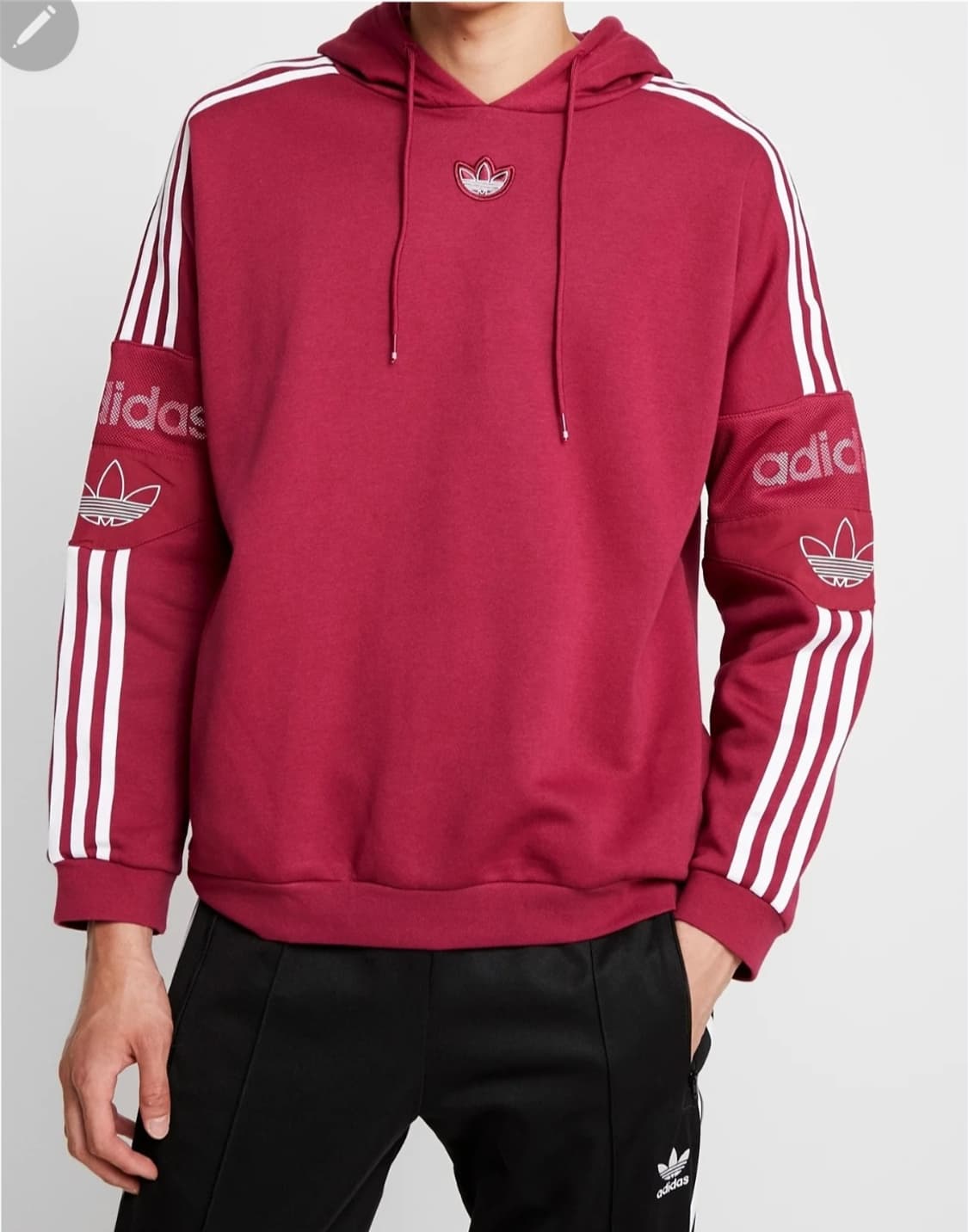 adidas 아디다스 오리지널 TS 트레포일 후디 / 남 L (100)
 상품이미지1