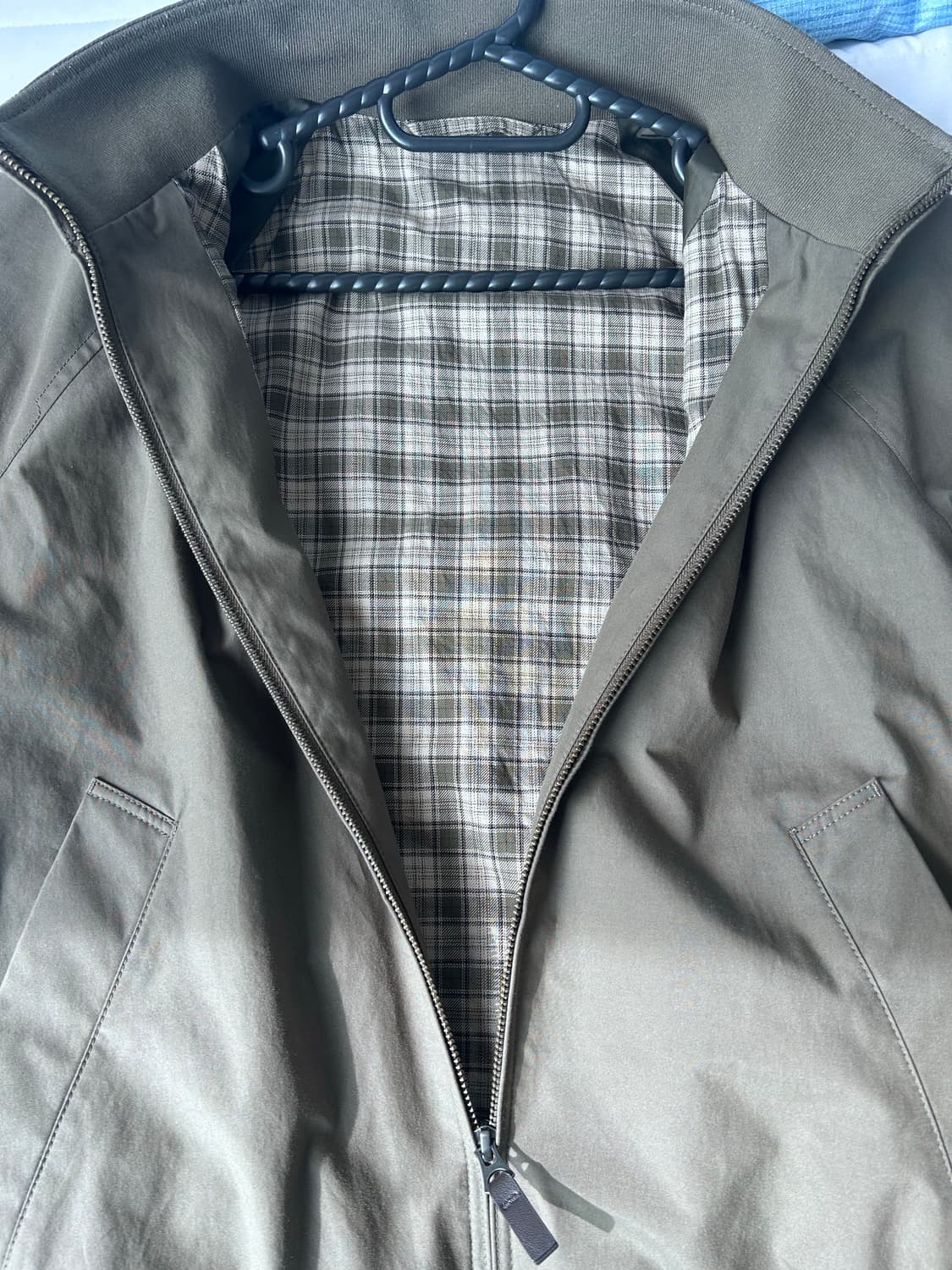 유니클로 해링턴 자켓 카키M 상품이미지2