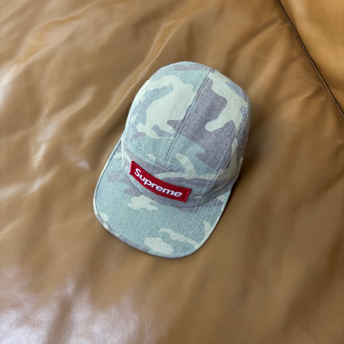 Supreme 슈프림 워시드 카모 캠프캡 모자 (Washed Camo) 상품이미지5