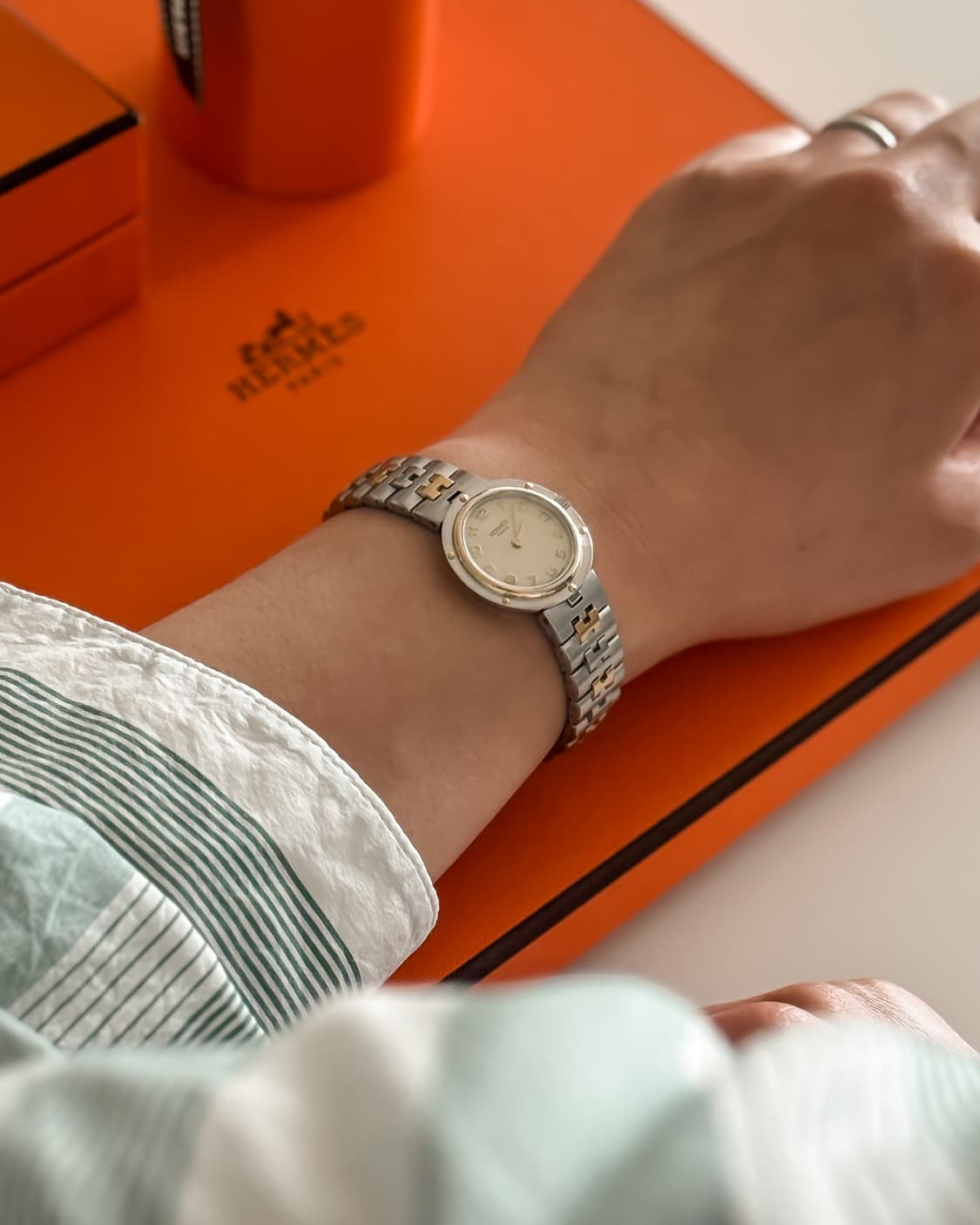 에르메스 클리퍼 콤비 시계 상품이미지6