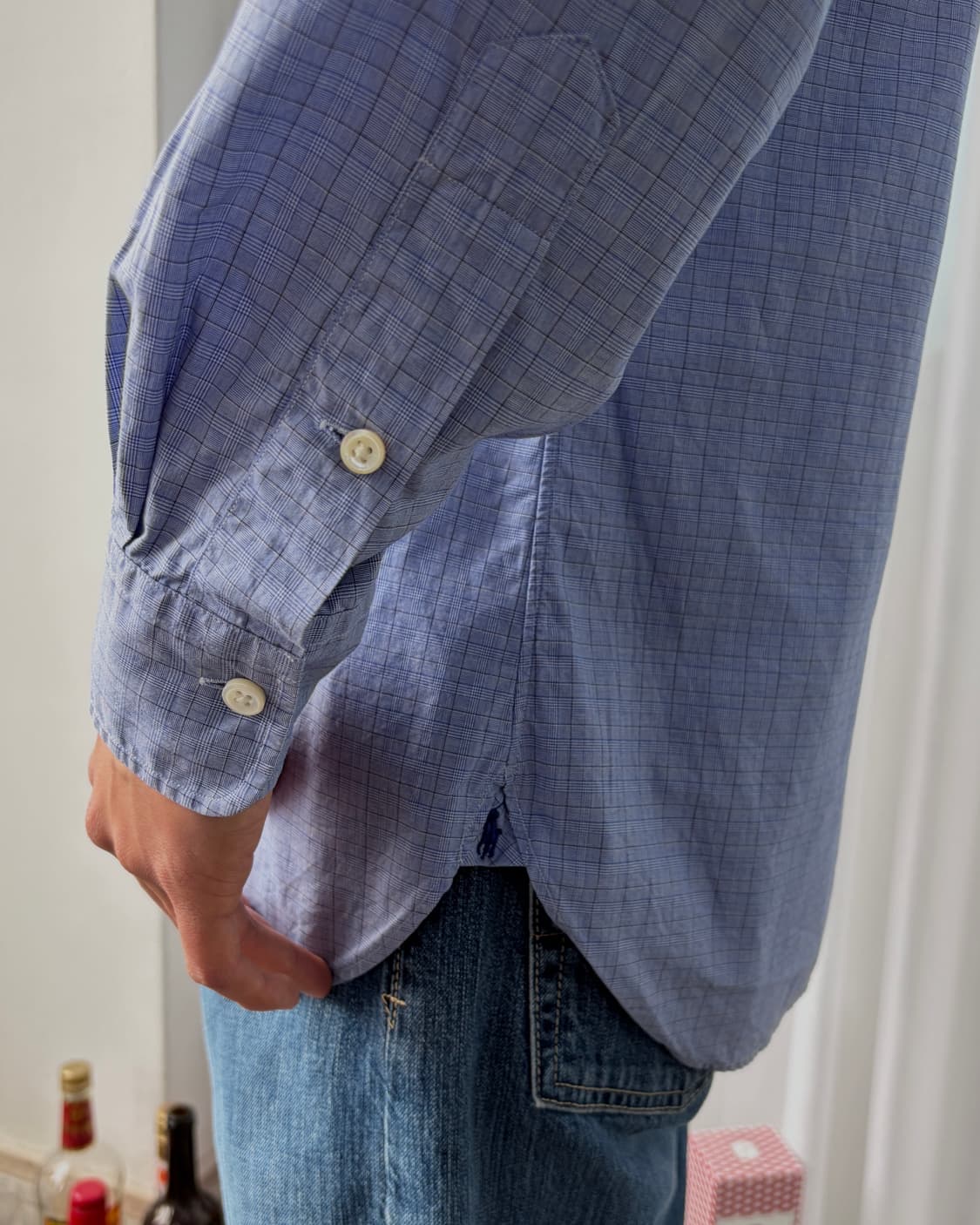 [L]폴로 랄프로렌 리젠트 커스텀핏 체크 셔츠 상품이미지5