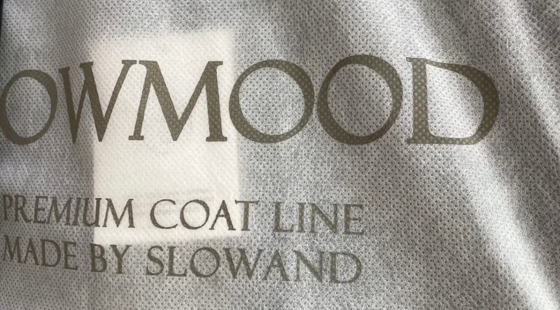 (새상품) 슬로우앤드 히든 핸드메이드 롱코트 상품이미지4