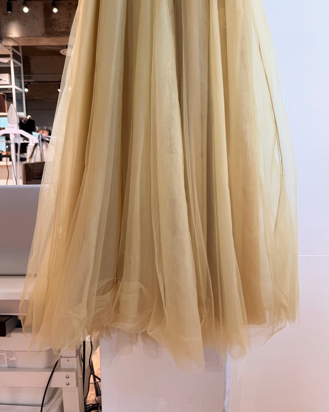 파비아나 필리피 옐로우 튤 롱스커트  상품이미지4