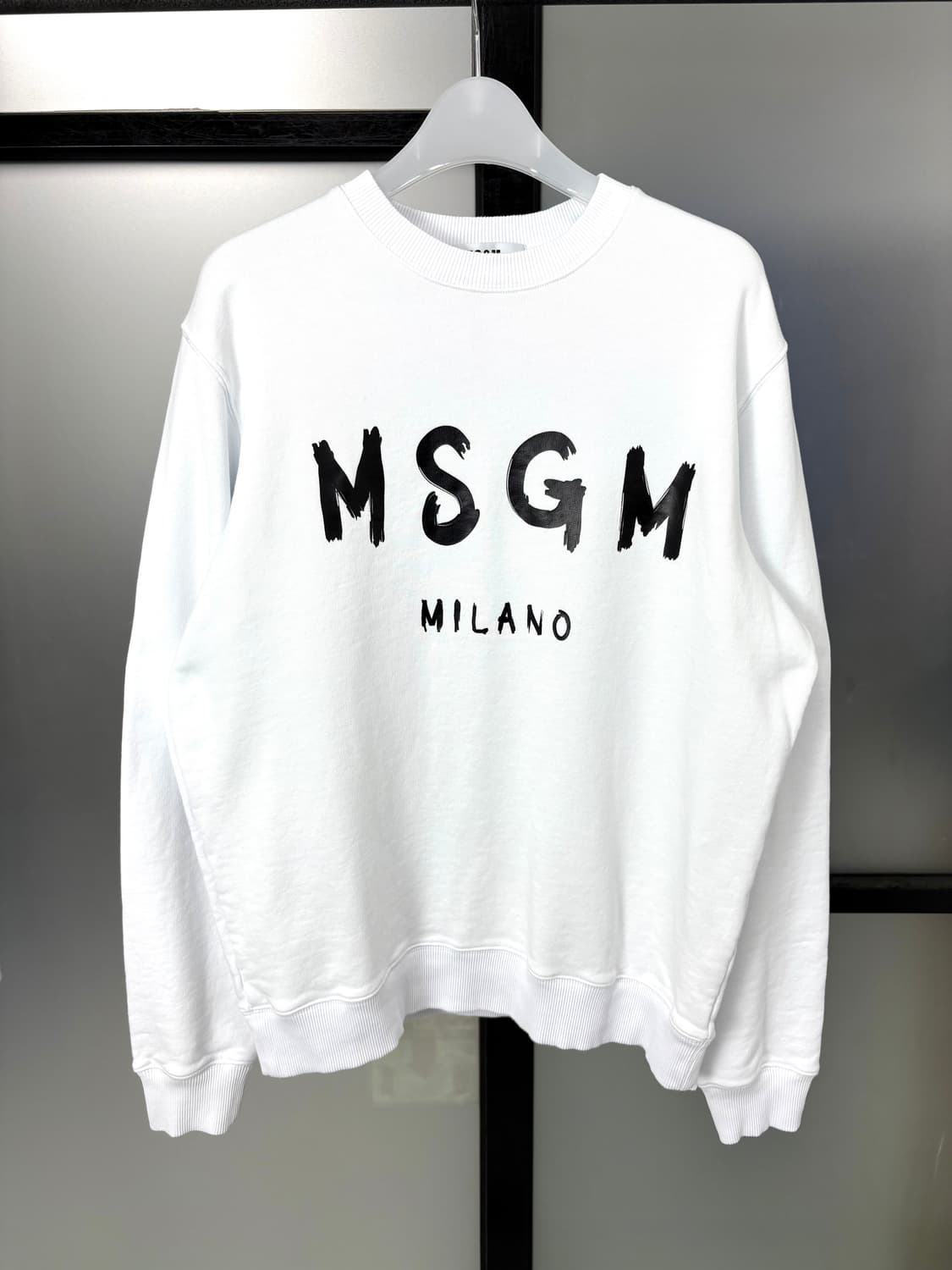  [XL]MSGM 화이트 맨투맨 상품이미지3