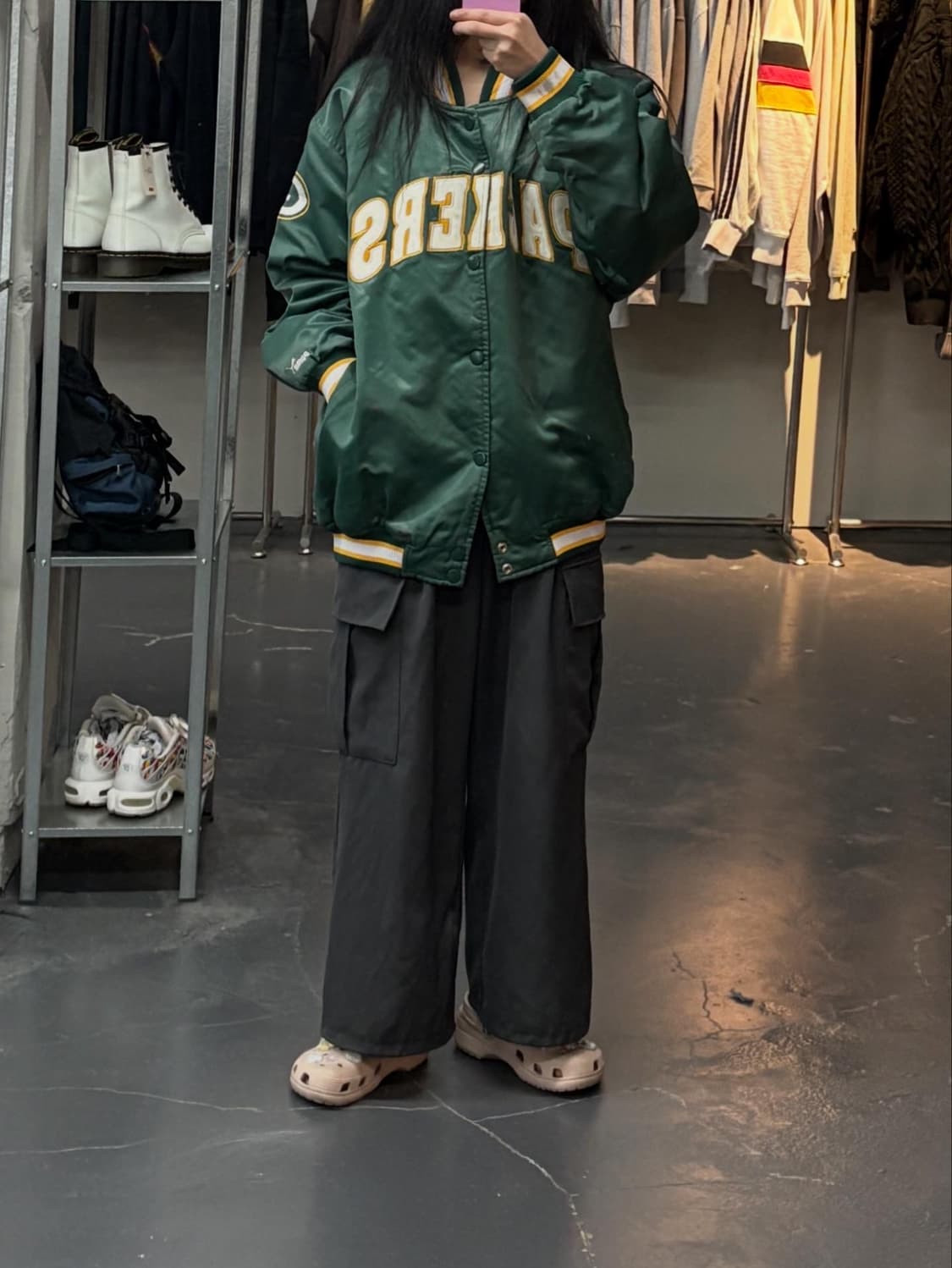 NFLx푸마 그린 바시티 자켓 A2938 상품이미지1