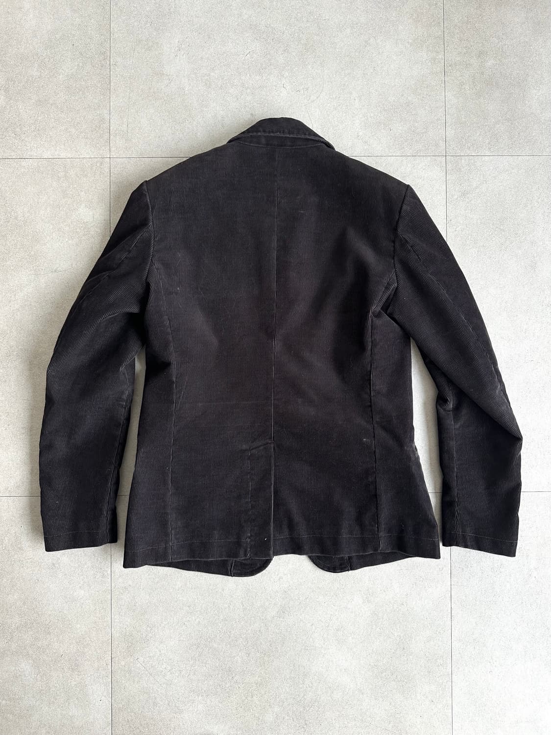 디젤 코듀로이 블랙 지퍼 블레이저 자켓 상품이미지6