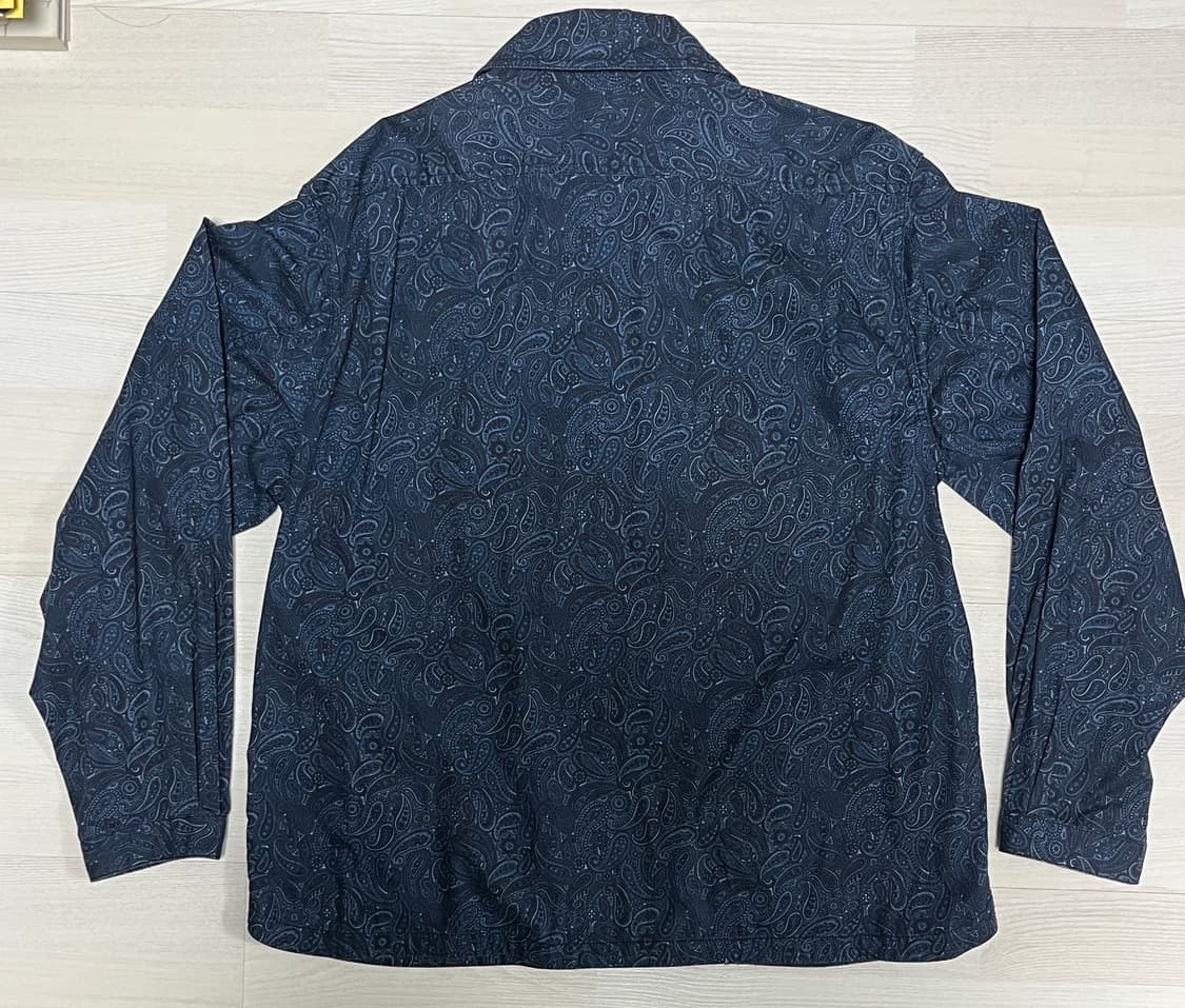 M) 비슬로우퍼플 유틸리티페이즐리 자켓-네이비 판매. 상품이미지4