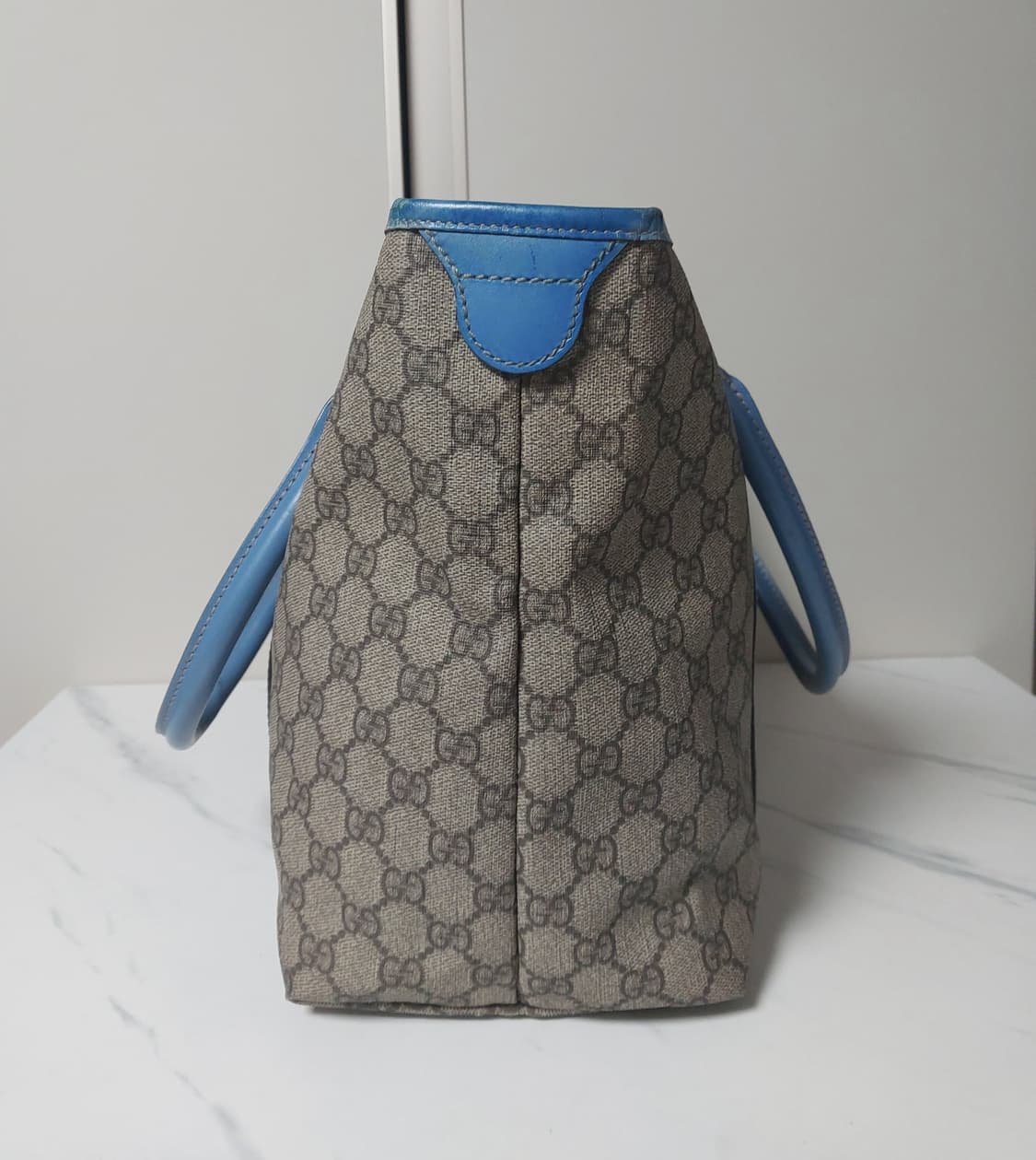 [정품] 구찌 PVC 조이 쇼퍼백 숄더백 블루 상품이미지6