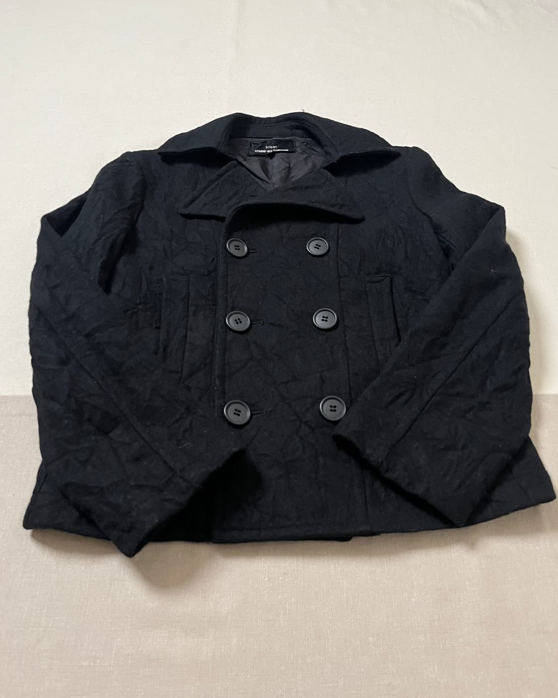 꼼데가르송 축융 울 숏 더블자켓  comme des garcons 상품이미지7