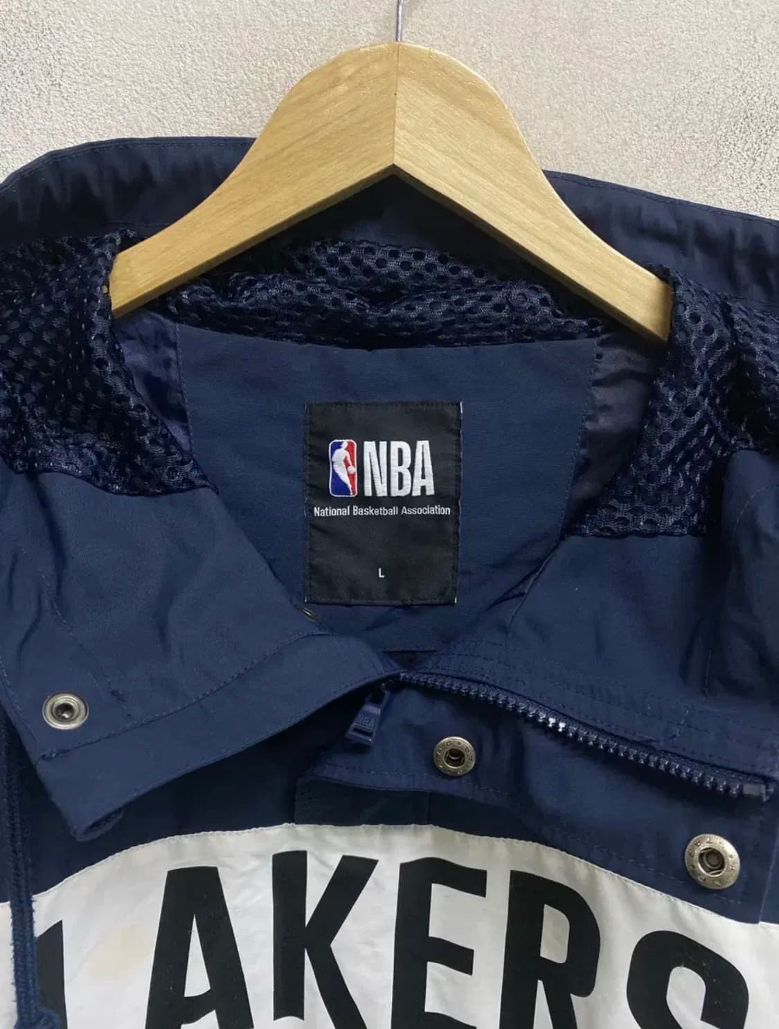 NBA 레이커스 후드 아노락 점퍼L 상품이미지4