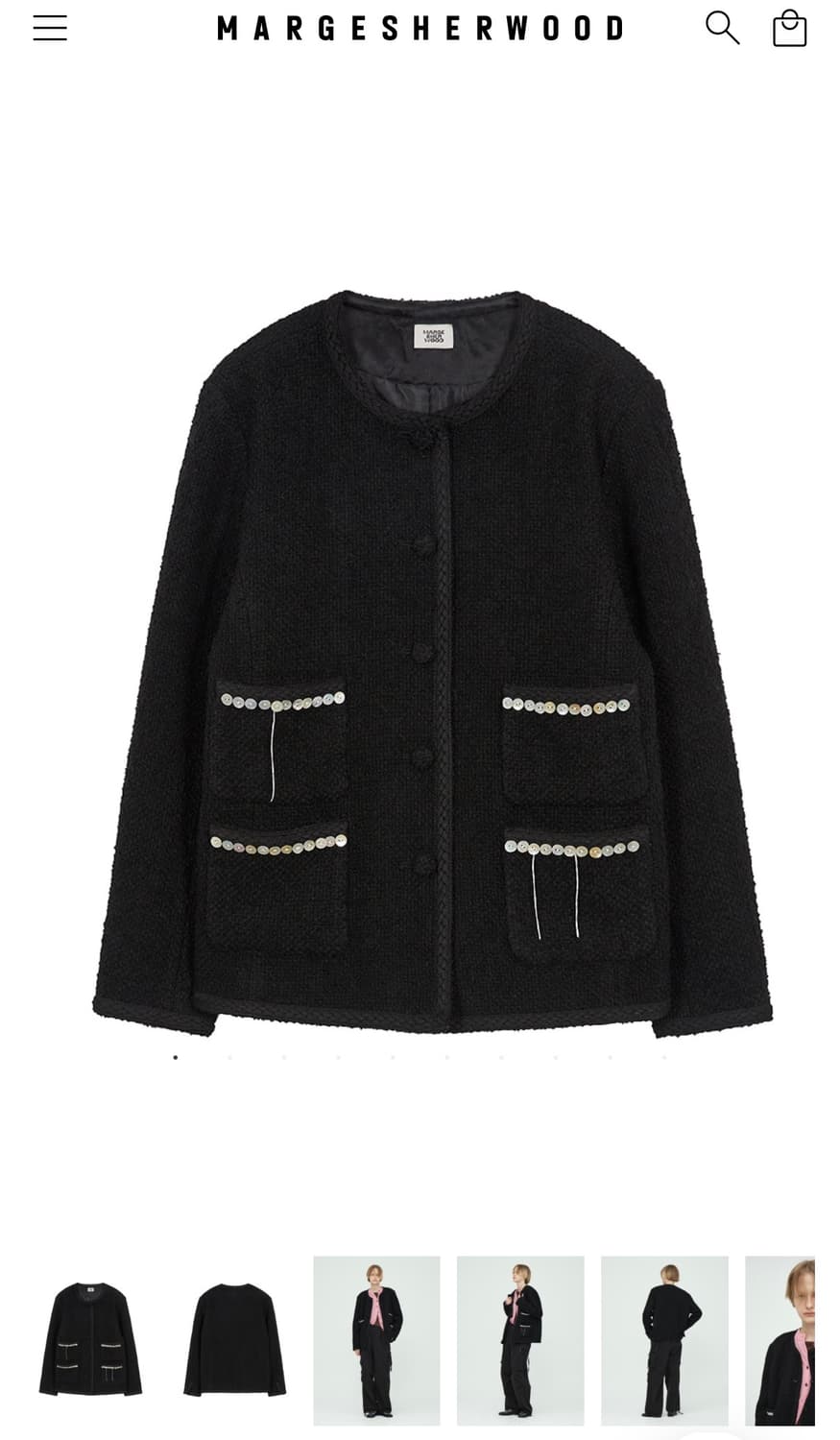 마지셔우드 자켓 새제품 상품이미지1