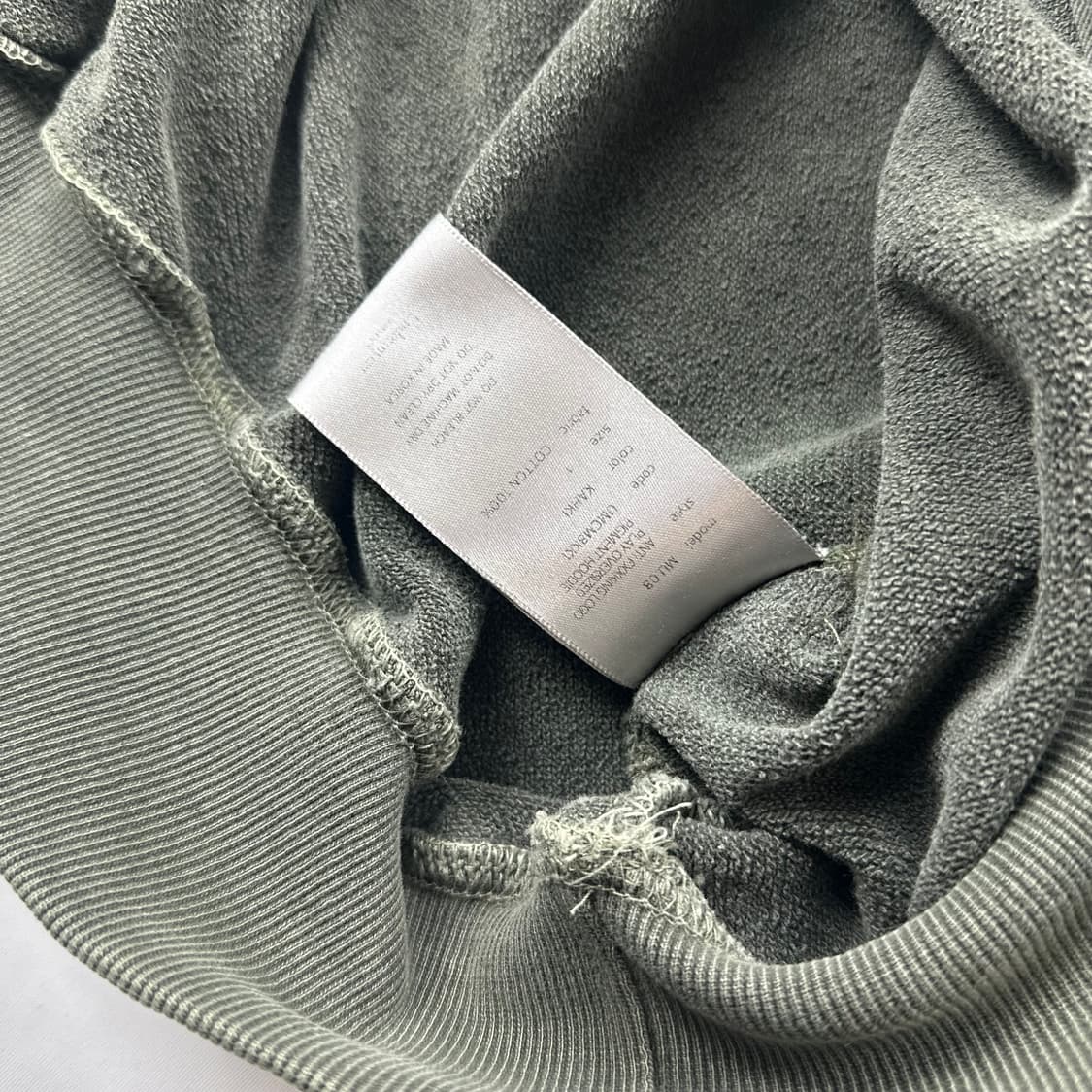 언더마이카 안티피그먼트 워싱 후드티 상품이미지3