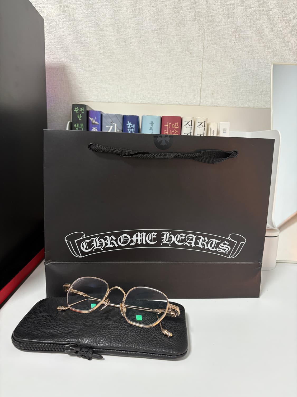 크롬하츠 안경 바질릭토리안 골드 새상품 급 제품 판매 상품이미지2