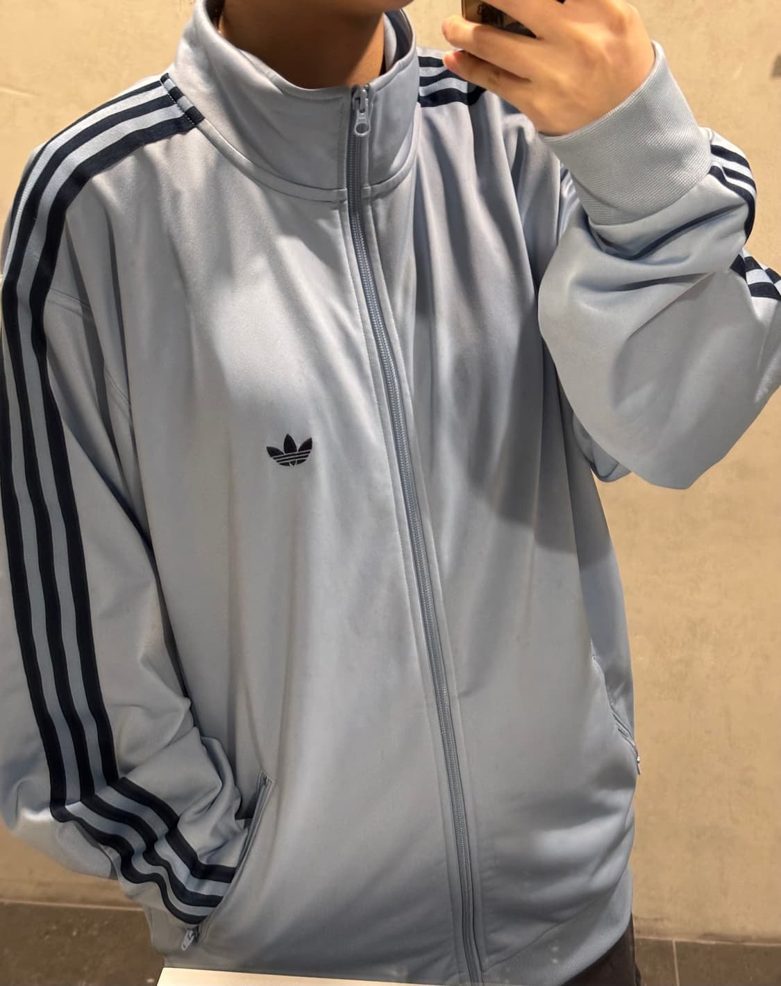 아디다스 소라색 하늘색 베켄바우어 bb 트랙탑 져지 상품이미지2