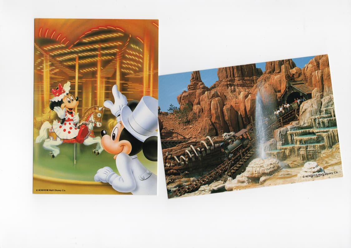 90년대 도쿄디즈니랜드 포스트카드 전 21종 - 1  상품이미지3