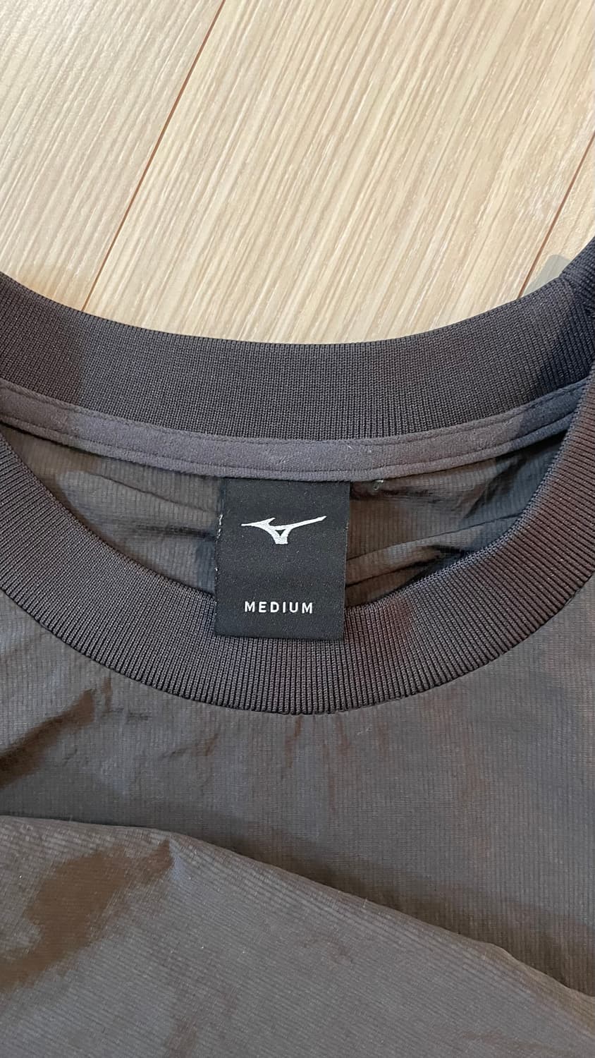 미즈노 피스테 바람막이 차콜 M 상품이미지3