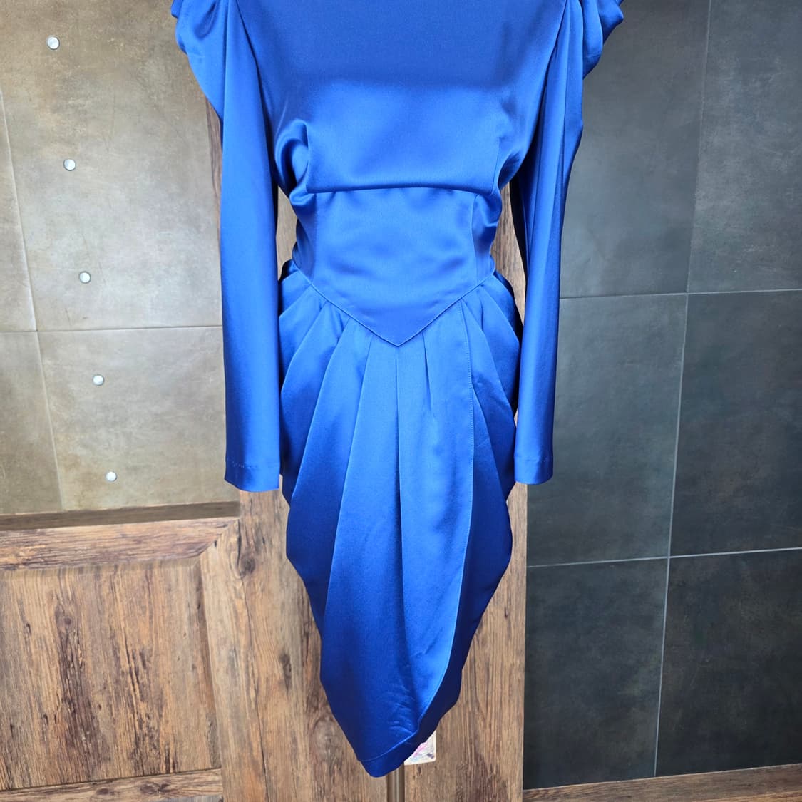 로얄블루 럭셔리 드레스 상품이미지5