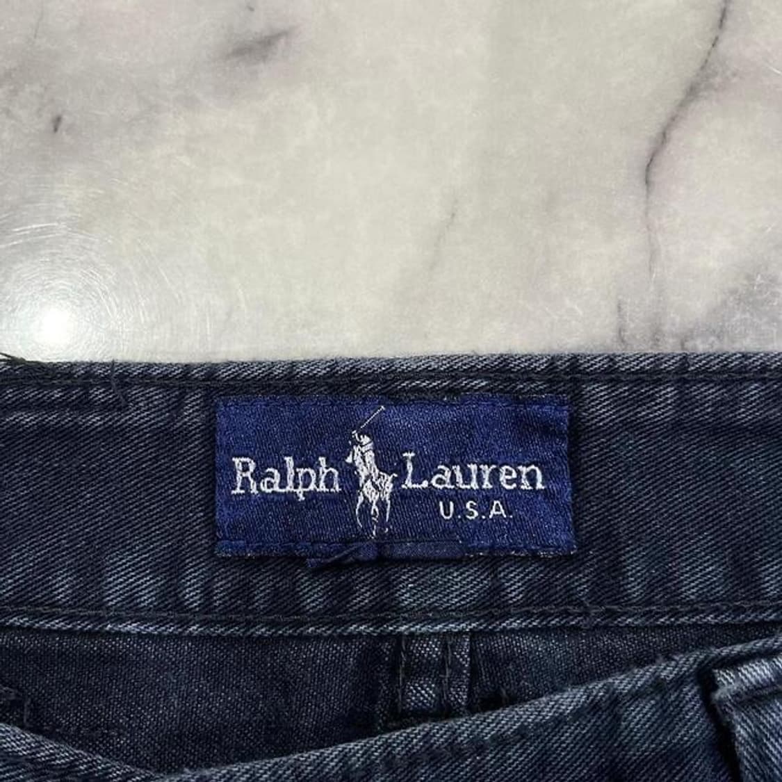 90s 랄프로렌 소프트 플렉스 블랙진 (32)  상품이미지7