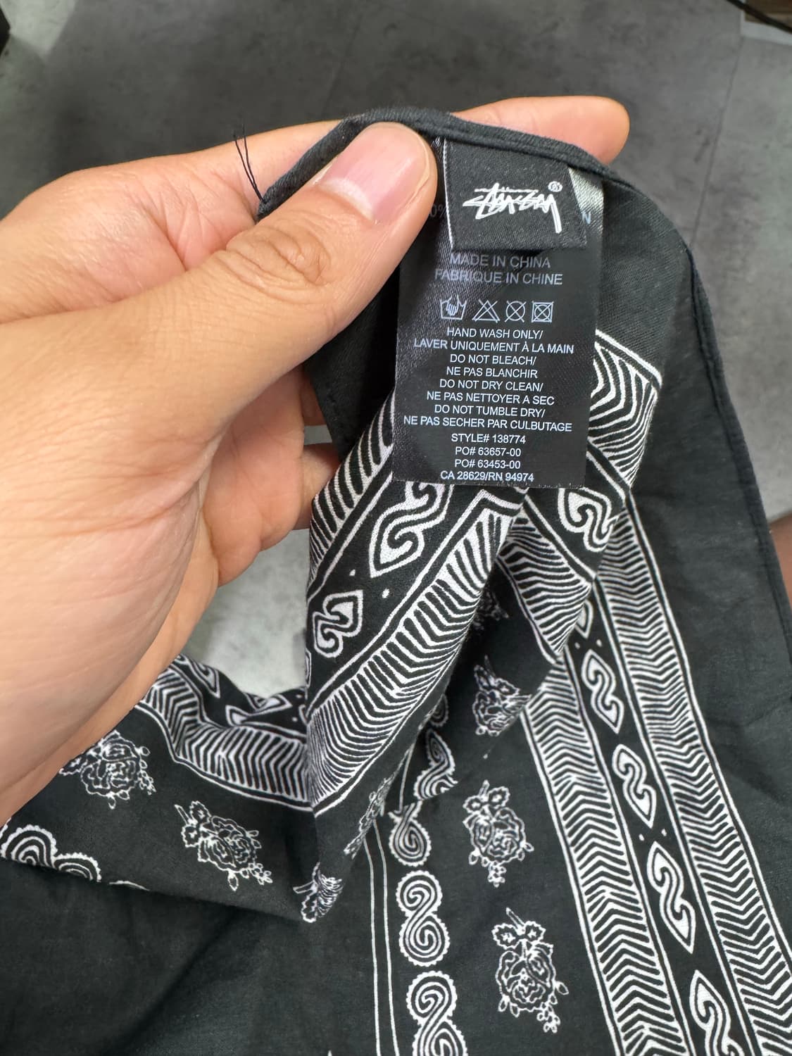 스투시 Stussy 반다나 스카프 상품이미지4