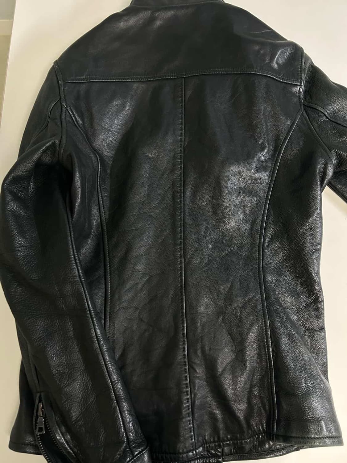 Junhashimoto zip leather shats jacket 상품이미지5