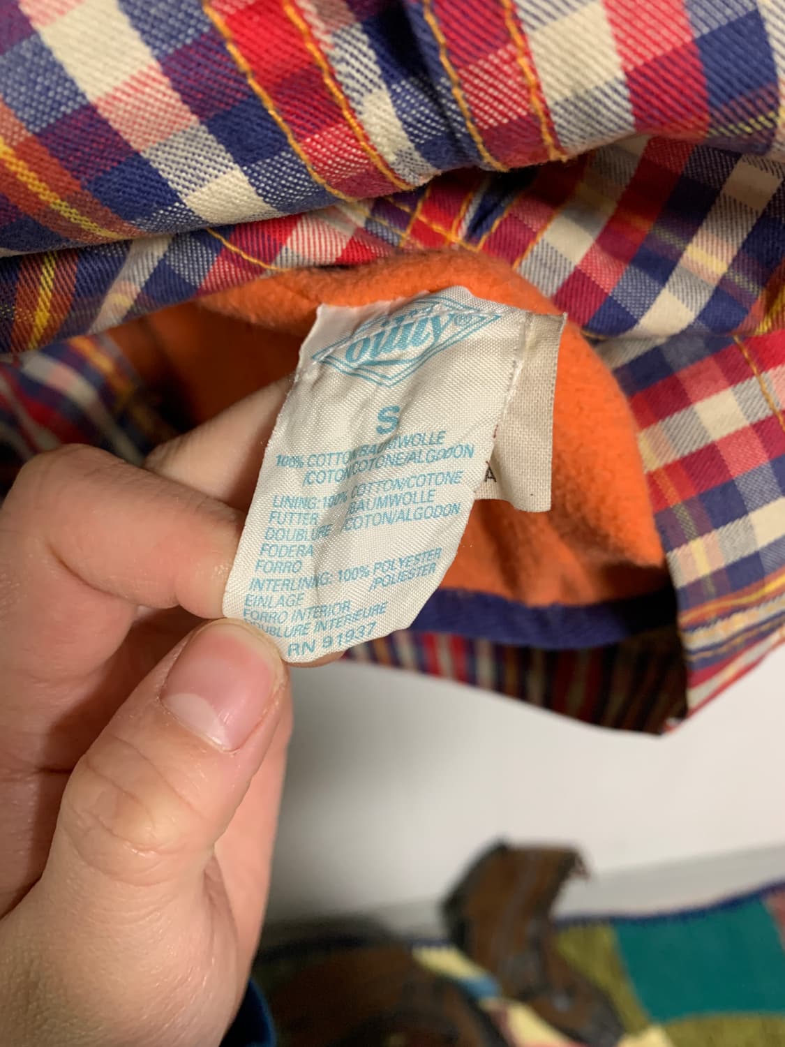 OILILY 체크패턴 패딩 점퍼 상품이미지8