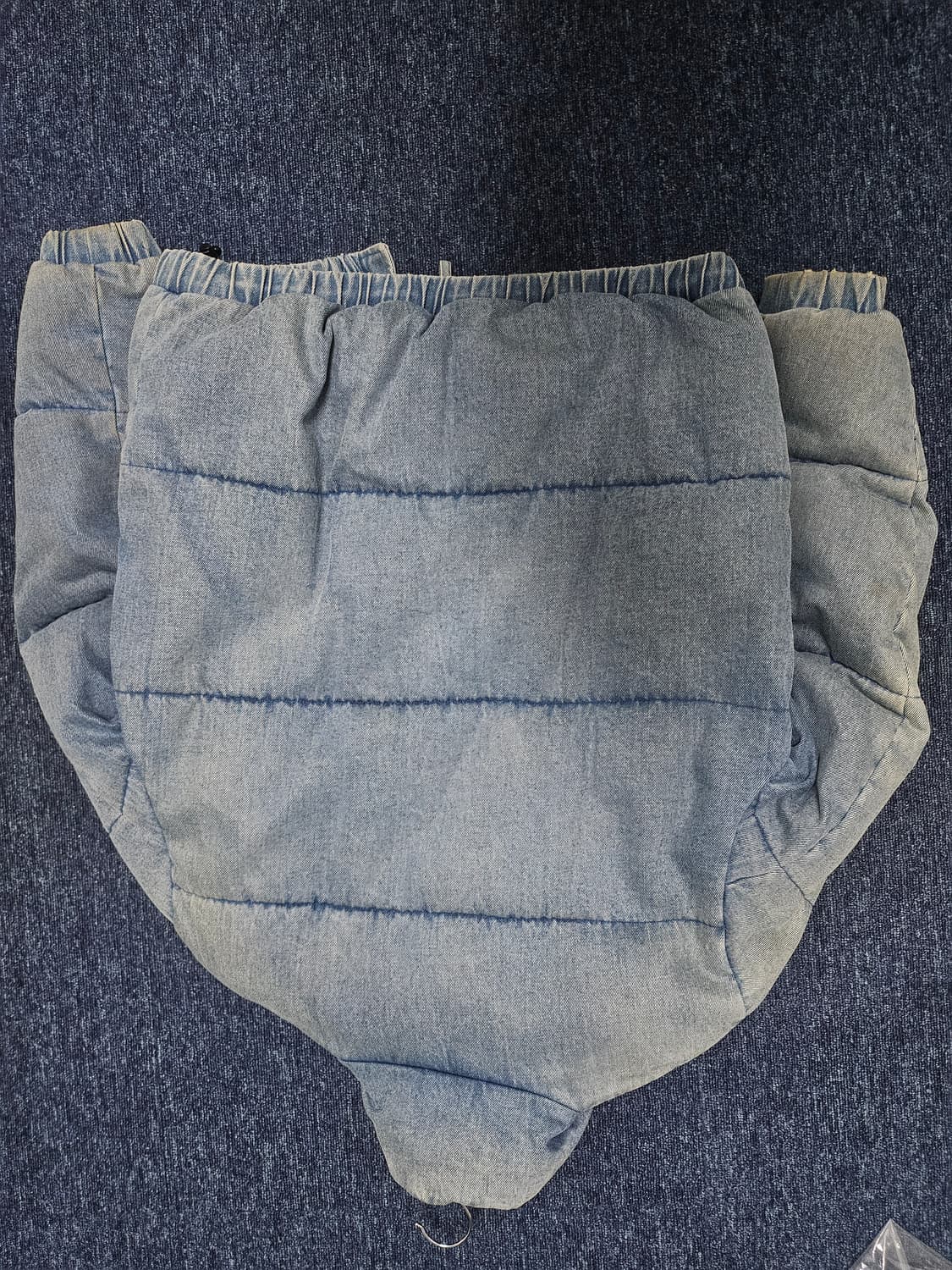 위캔더스 데님 중청 패딩 상품이미지2