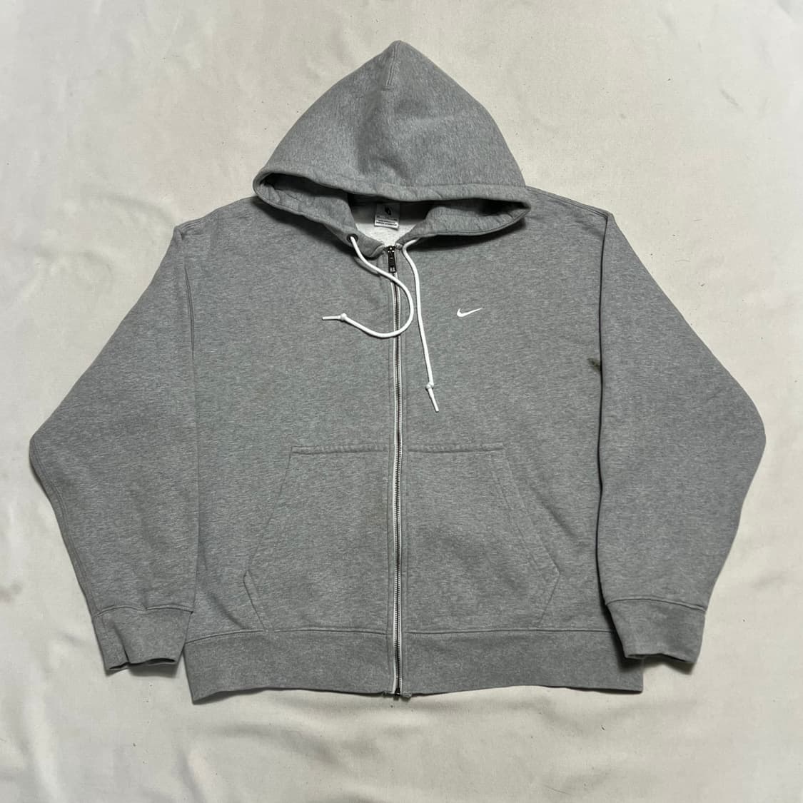 XXL 나이키 그레이 후드 집업 상품이미지2