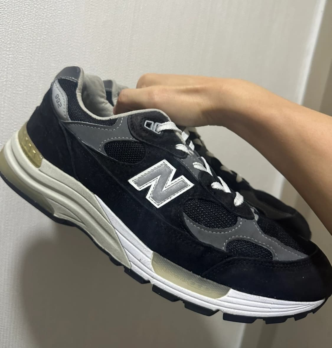 285) 뉴발란스992 블랙 팝니다 상품이미지2
