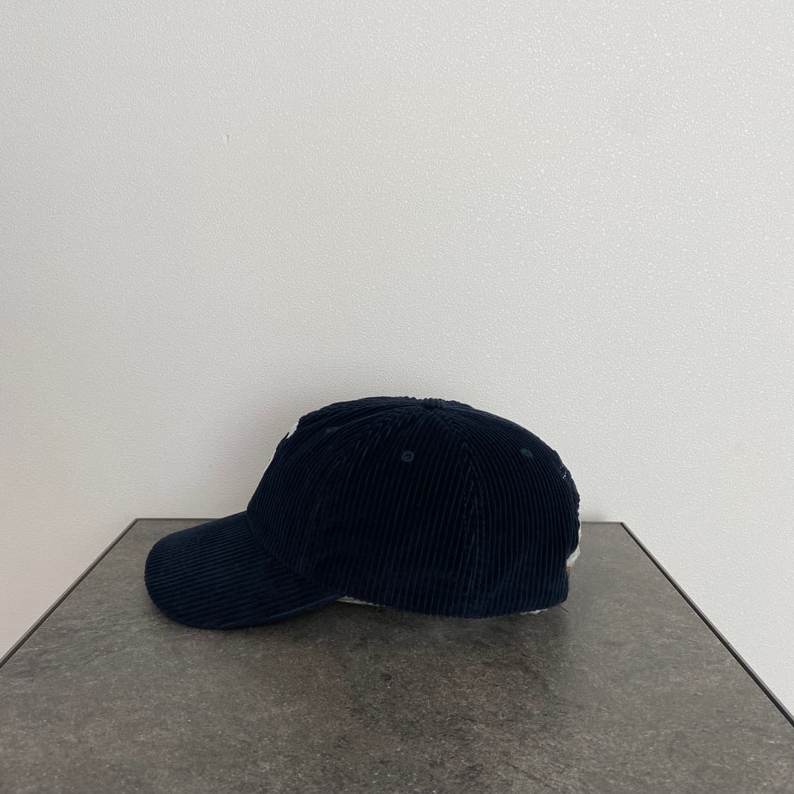 (OS) 슈프림 S로고 볼캡 모자 코듀로이 네이비 상품이미지2
