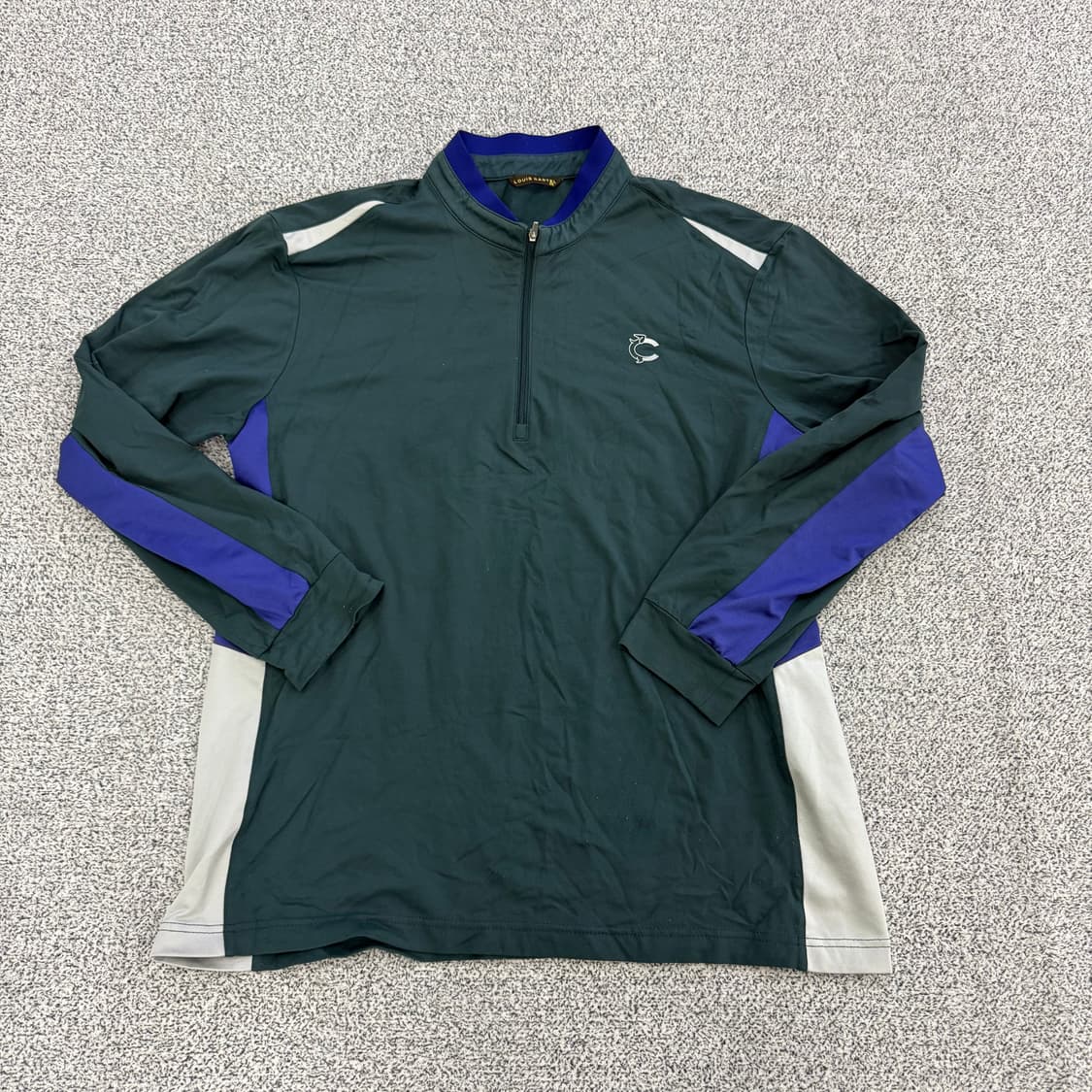 [100] 루이까스텔 반집업 골프웨어 기능성 긴팔티셔츠 0109T1 상품이미지1