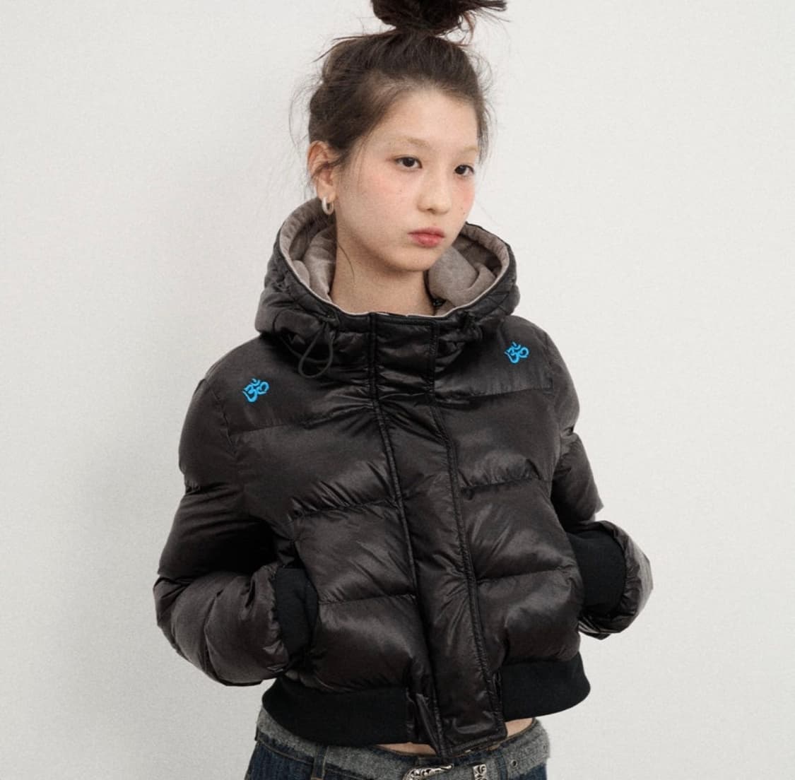 아키하라 숏패딩 블랙 상품이미지1