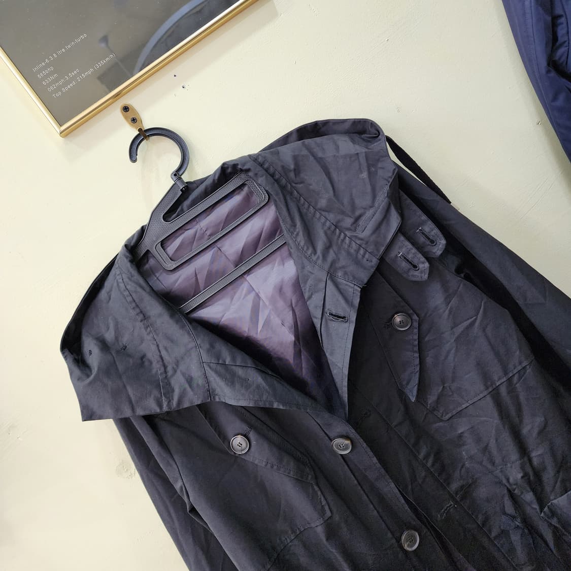 [L] BOW TIE 후드 필드 점퍼 (블랙) 상품이미지2