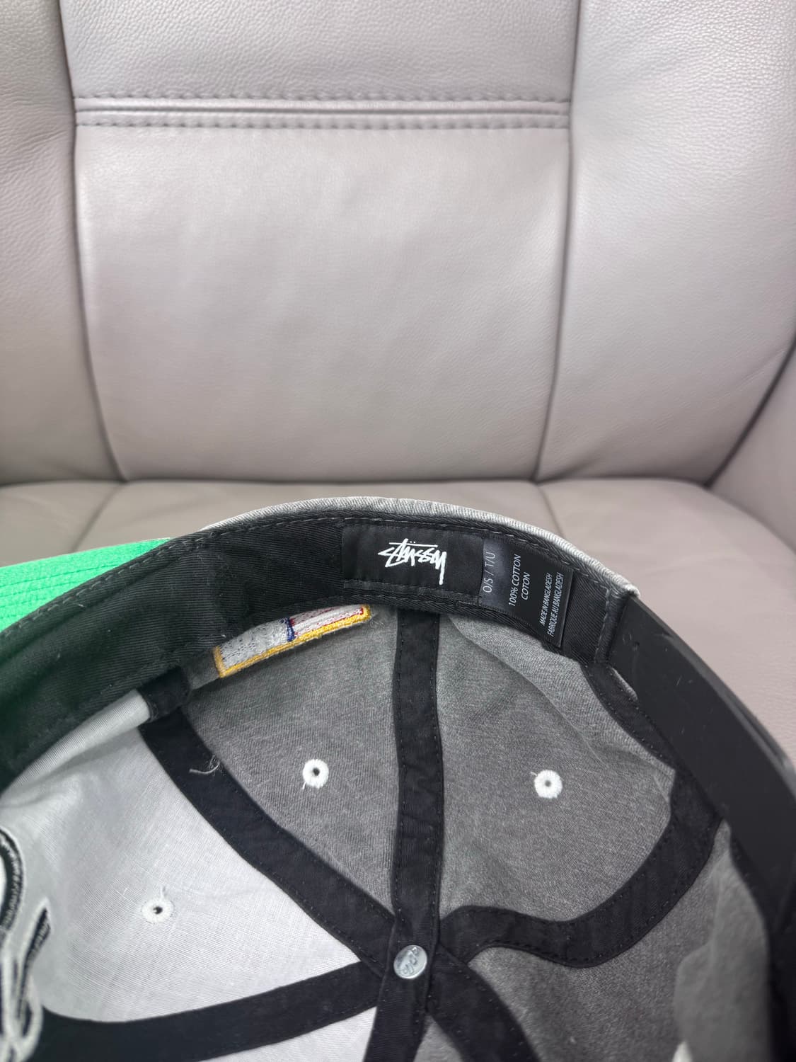 스투시 S로고 성조기 차콜 볼캡 상품이미지7