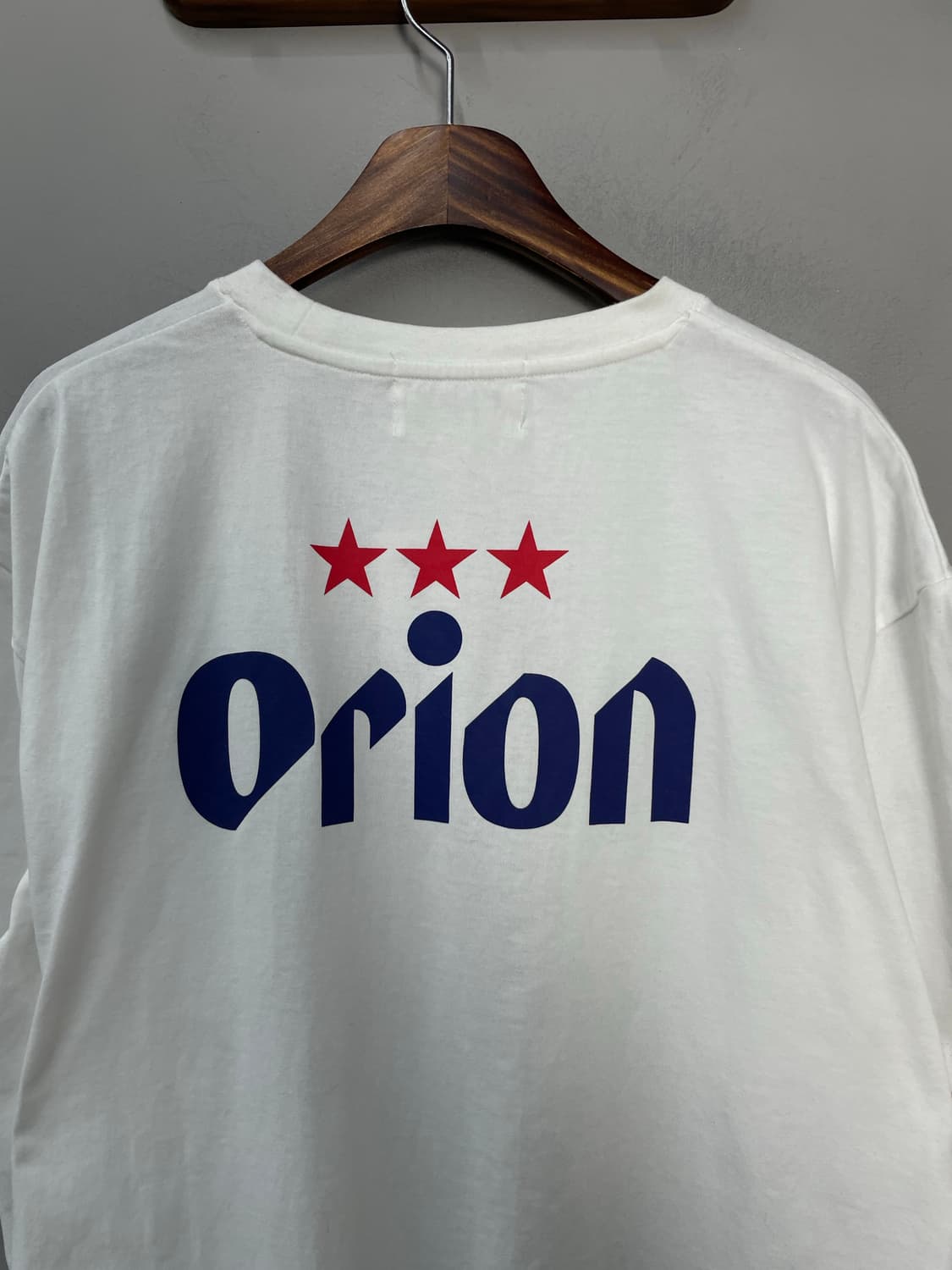 오리온 맥주 로고 프린팅 반팔티 H2179 상품이미지5