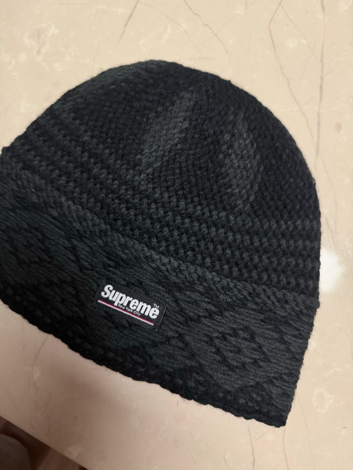 슈프림 다이아몬드 비니 블랙 상품이미지2